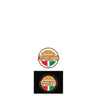 APERTO PİZZA LOGOSUNU ARIYOR yarışmasına tasarımcı Memorasyon tarafından sunulan  tasarım 