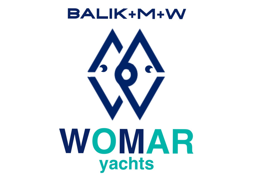 Yeni kurulan yat imalat firmamıza logo yarışmasına tasarımcı muka production tarafından sunulan  tasarım 