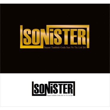 SONİSTER adlı inşaat firmasına logo  yarışmasına tasarımcı altun1411 tarafından sunulan  tasarım 