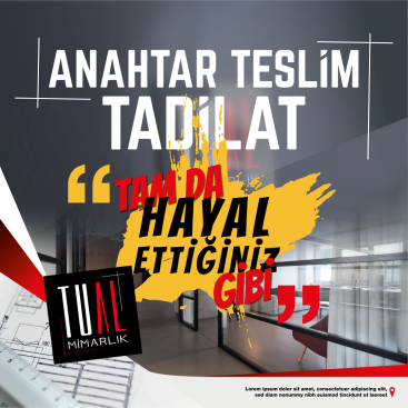 TUAL MİMARLIK - AFİŞ TASARIMI  yarışmasına tasarımcı cyasinsengul tarafından sunulan  tasarım 