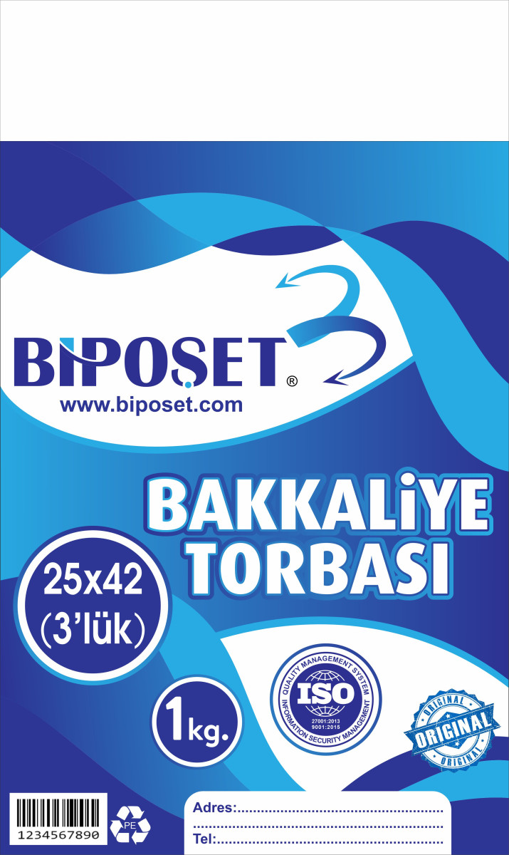 Tasarlayan 443618-BAKKALİYE TORBASI  DIŞ AMBALAJ TASARIMI