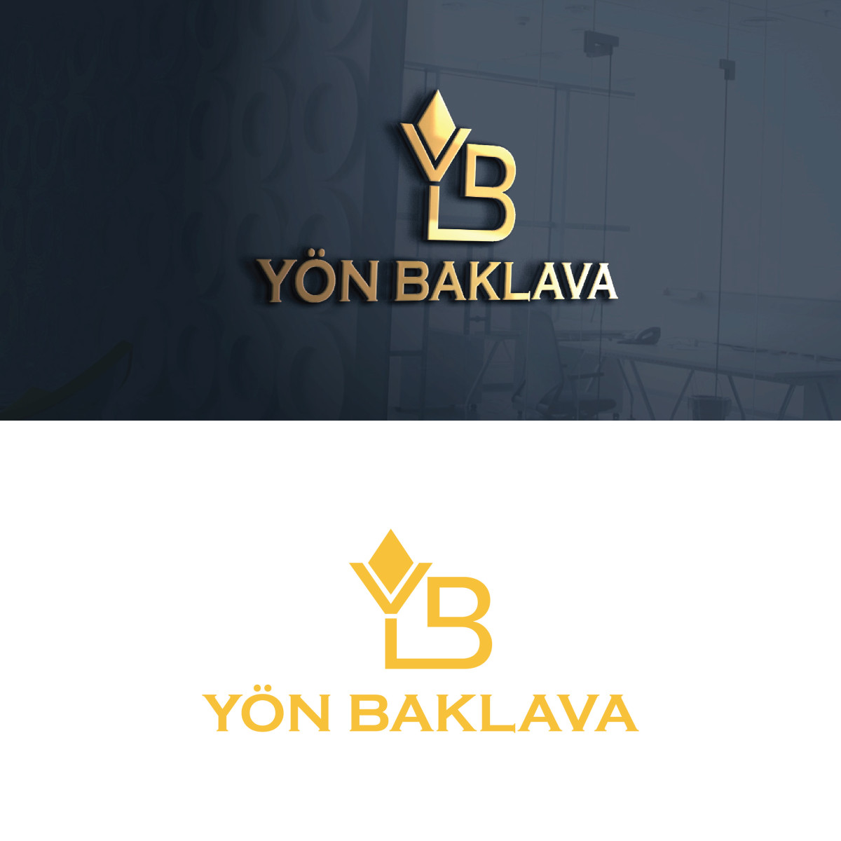 Tasarlayan seydanurblgn-Yön Baklava şirketimiz için sade ve şık