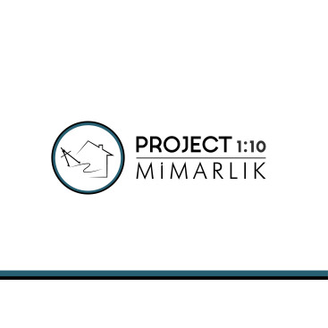 ‘PROJECT 1/10’ mimarlık firması logosu ! yarışmasına tasarımcı met.emin tarafından sunulan  tasarım 