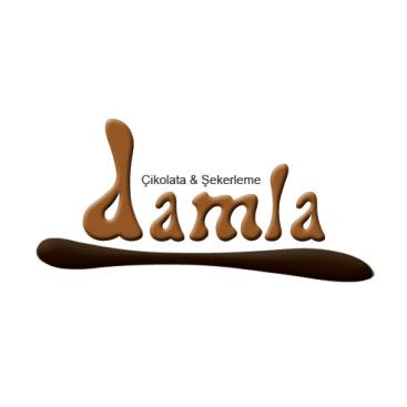 DAMLA Çikolata ve Şekerleme logo tasarım yarışmasına tasarımcı srcnbyrk tarafından sunulan  tasarım 