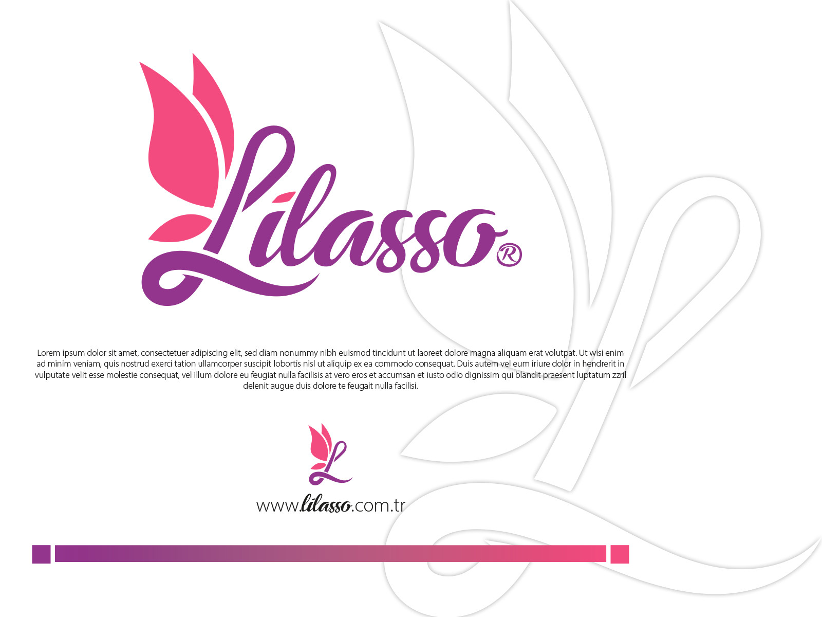 Tasarlayan Etrah™-''LİLASSO'' MARKASI İÇİN LOGO-KARTVİZİT