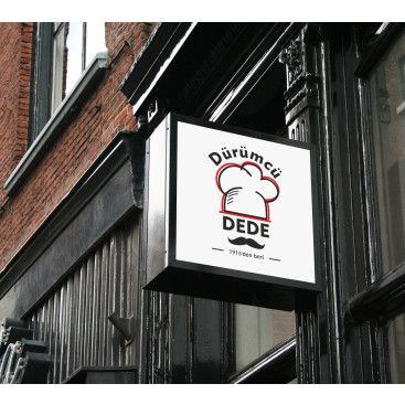 Sade ve klas bir tabela  yarışmasına tasarımcı onurberber tarafından sunulan  tasarım 