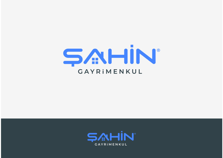 Şahin Gayrimenkul Logo + Kurumsal Kimlik yarışmasına tasarımcı tugrul_tasarim tarafından sunulan  tasarım 
