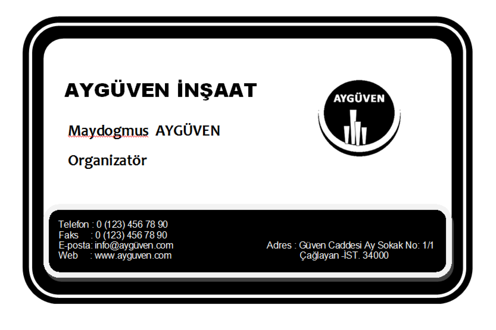 Tasarlayan maydogmus-İNŞAAT SEKTÖRÜ LOGO VE KARTVİZİT TASARIM