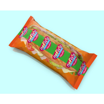 Nefis'o Paketlenmiş Sandviç yarışmasına tasarımcı allbaay tarafından sunulan  tasarım 