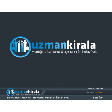UzmanKirala.com Logo Revizyonu yarışmasına tasarımcı altun1411 tarafından sunulan  tasarım 