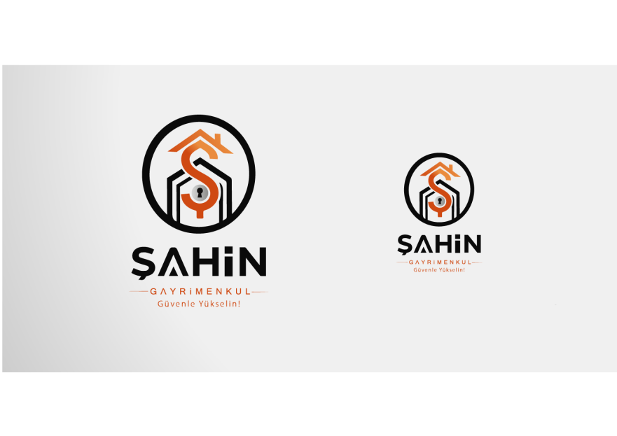 Şahin Gayrimenkul Logo + Kurumsal Kimlik yarışmasına tasarımcı izdüsümü tarafından sunulan  tasarım 