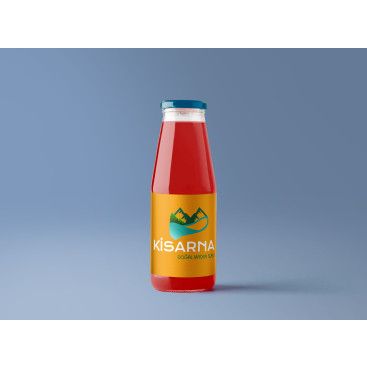 kisarna maden suyu için logo çalışması yarışmasına tasarımcı satürn halkası tarafından sunulan  tasarım 