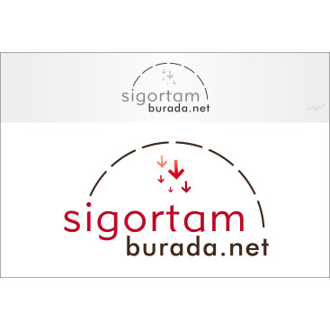 www.sigortamburada.net logo yarışmasına tasarımcı BiArt tarafından sunulan  tasarım 