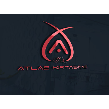 Atlas Kırtasiye yeni logosunu arıyor  yarışmasına tasarımcı rAksa tarafından sunulan  tasarım 