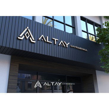 Altay  Gayrimenkul Logo  Tasarımı  yarışmasına tasarımcı SamArt tarafından sunulan  tasarım 