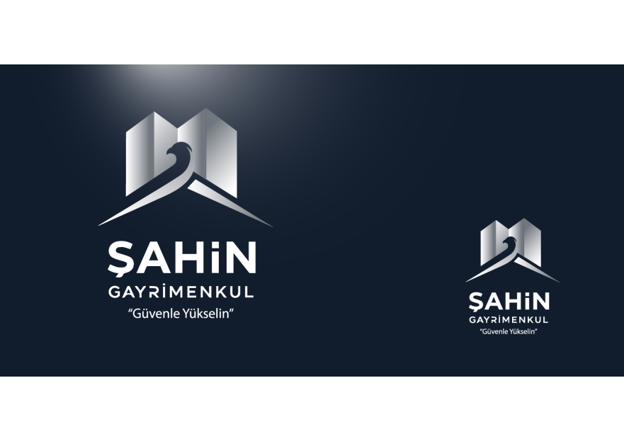 Şahin Gayrimenkul Logo + Kurumsal Kimlik yarışmasına tasarımcı izdüsümü tarafından sunulan  tasarım 
