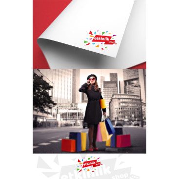 etkinlikshop.com logosunu arıyor yarışmasına tasarımcı Dijital141 tarafından sunulan  tasarım 