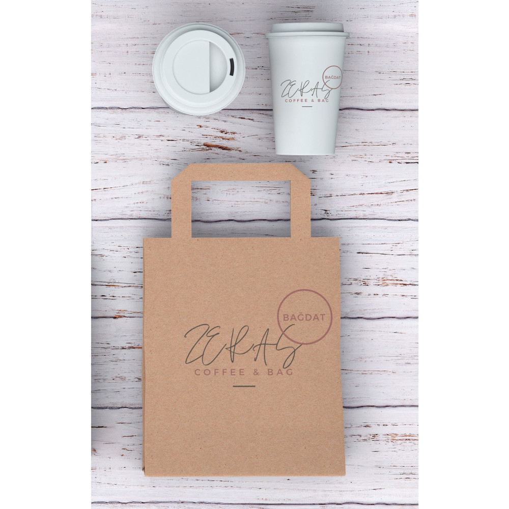 Butik kahve ve çanta dükkanı için logo! yarışmasına waliairsmurf tarafından girilen tasarım