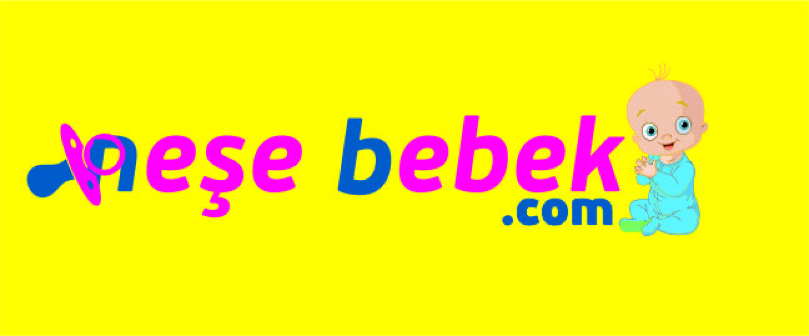 Tasarlayan Türk TASARIM-NeşeBebek.com Logo Tasarımı 355x100 px