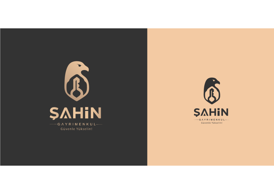 Şahin Gayrimenkul Logo + Kurumsal Kimlik yarışmasına tasarımcı izdüsümü tarafından sunulan  tasarım 