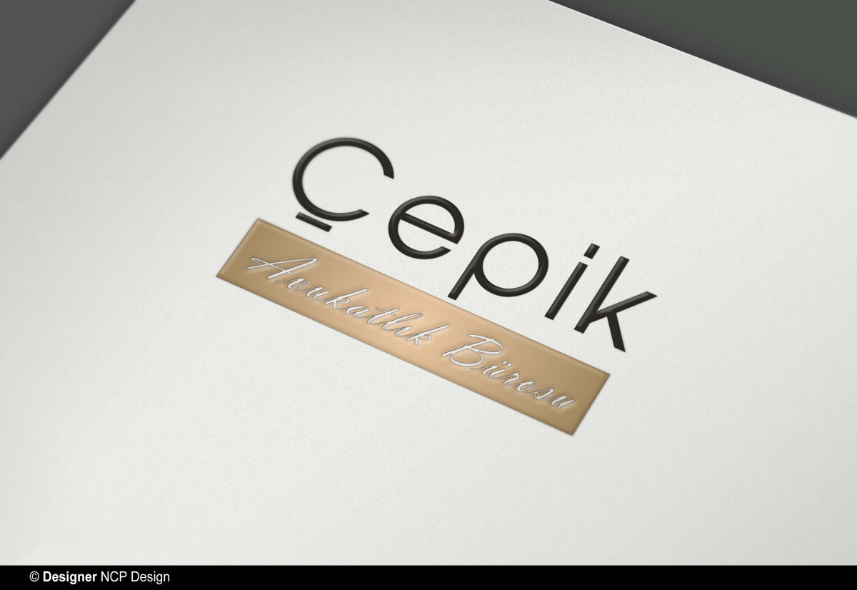 Tasarlayan NCP_design-Çok şık ,dikkat çekici  Avukatlık Logosu