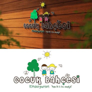 Kres gündüz cocuk bakimevi icin logo  yarışmasına tasarımcı stalipoglu tarafından sunulan  tasarım 