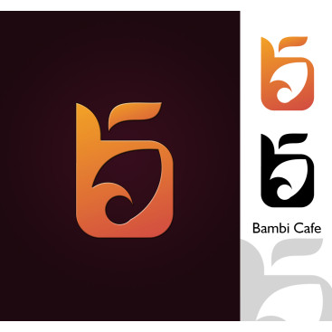 bambi cafe logo tasarım yarışmasına tasarımcı CMT tarafından sunulan  tasarım 