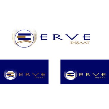 ERVE İnşaat İçin Logo+KurumsalKimlik yarışmasına tasarımcı gDesign. tarafından sunulan  tasarım 