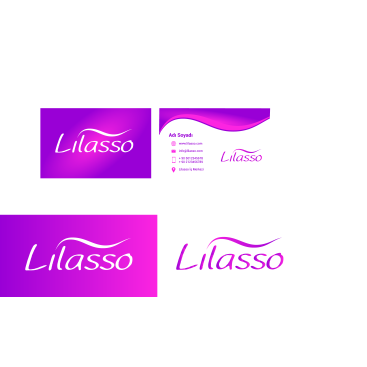 ''LİLASSO'' MARKASI İÇİN LOGO-KARTVİZİT yarışmasına tasarımcı 2N1K tarafından sunulan  tasarım