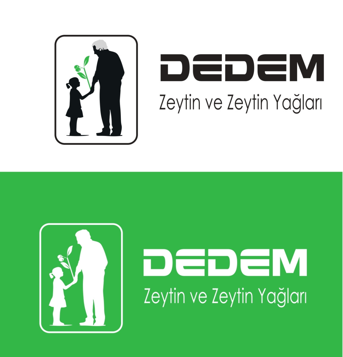 Tasarlayan myben design-dedem zeytin ve zeytinyağlari için logo