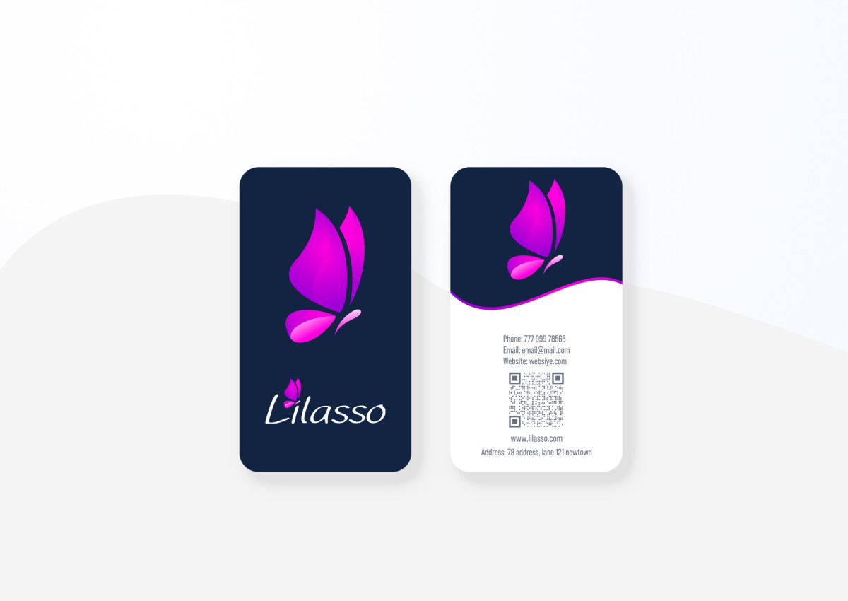 Tasarlayan grfkismail-''LİLASSO'' MARKASI İÇİN LOGO-KARTVİZİT