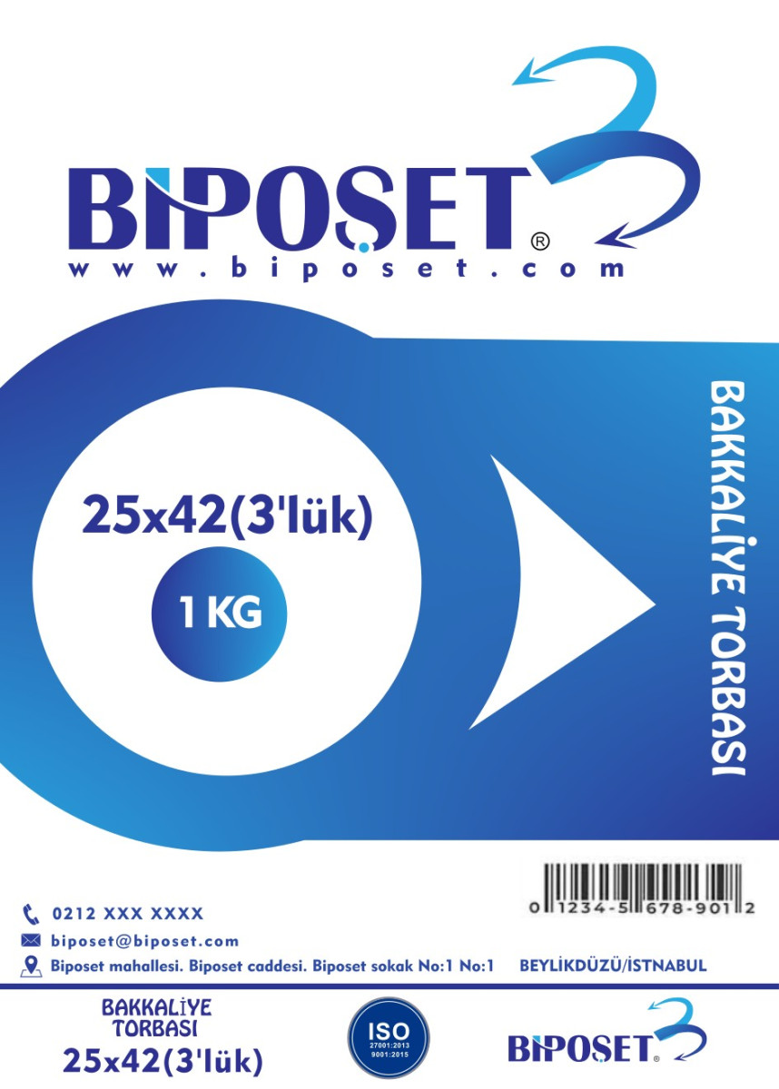 Tasarlayan MuhammedTalha-BAKKALİYE TORBASI  DIŞ AMBALAJ TASARIMI