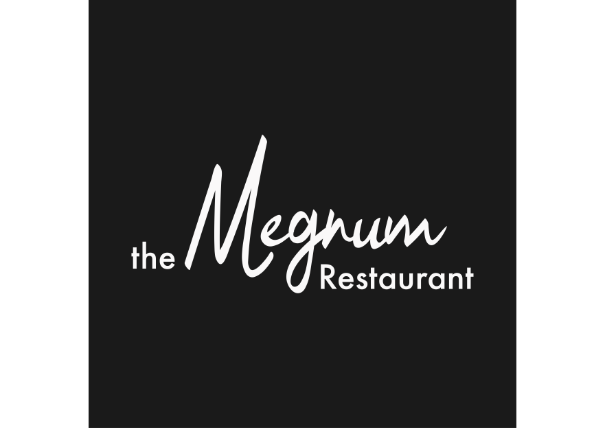 The Megnum Restoranı İçin Logo Tasarım. yarışmasına tasarımcı Burk3V tarafından sunulan  tasarım 