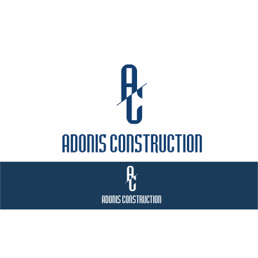 Adonis Construction Logo Tasarımı yarışmasına tasarımcı ErcanH tarafından sunulan  tasarım 