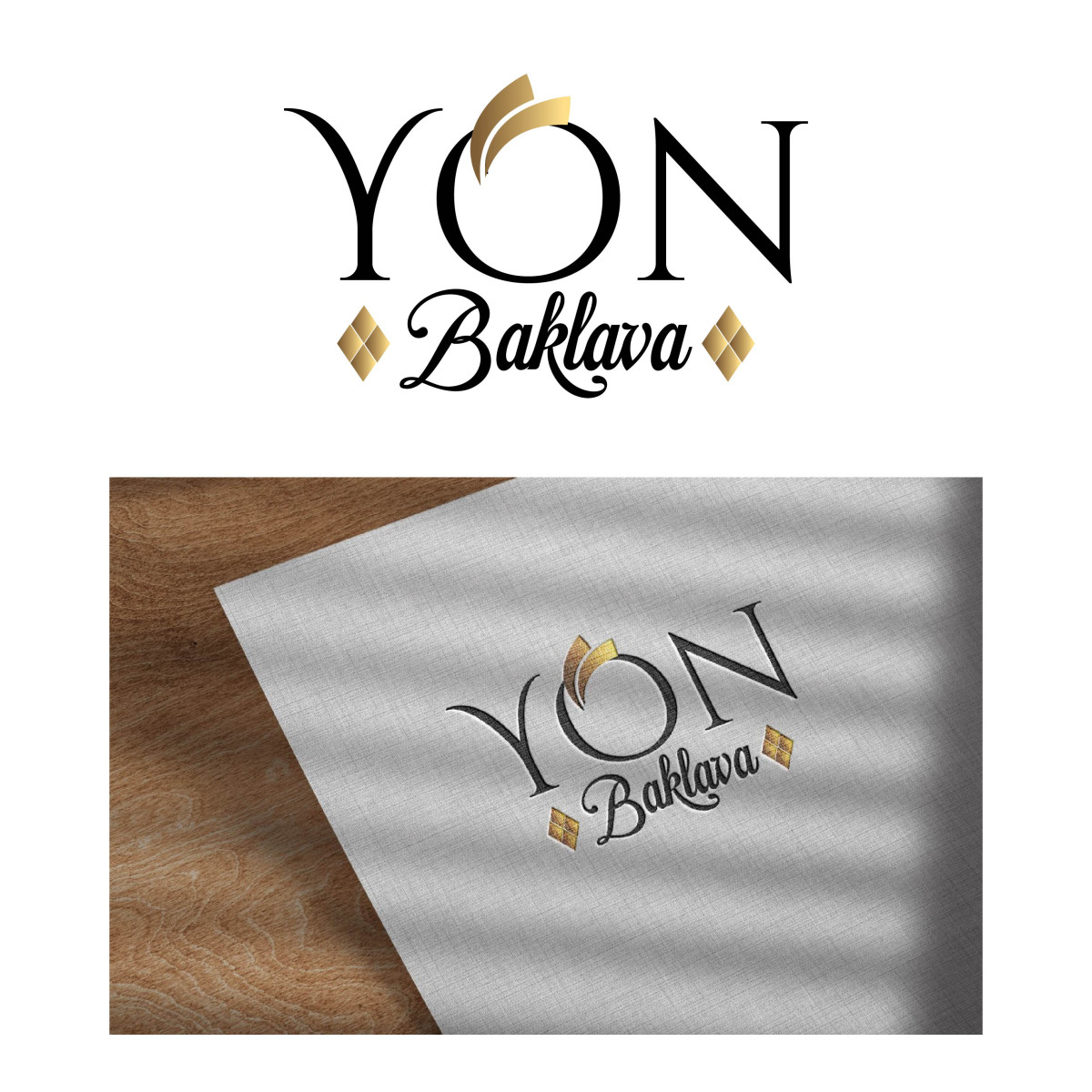 Tasarlayan SultBade-Yön Baklava şirketimiz için sade ve şık