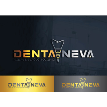 Diş kliniği için logo tasarımı yarışmasına tasarımcı serdart tarafından sunulan  tasarım 