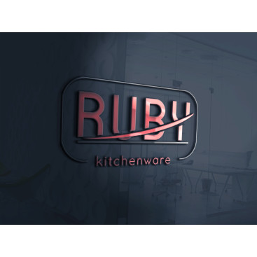  ''RUBY'' ismine logo çalışması  yarışmasına tasarımcı Yiğit Alp  tarafından sunulan  tasarım 