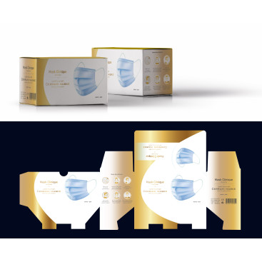 Premium Maske Kutu Dizaynı yarışmasına tasarımcı Mamuzlutku tarafından sunulan  tasarım 