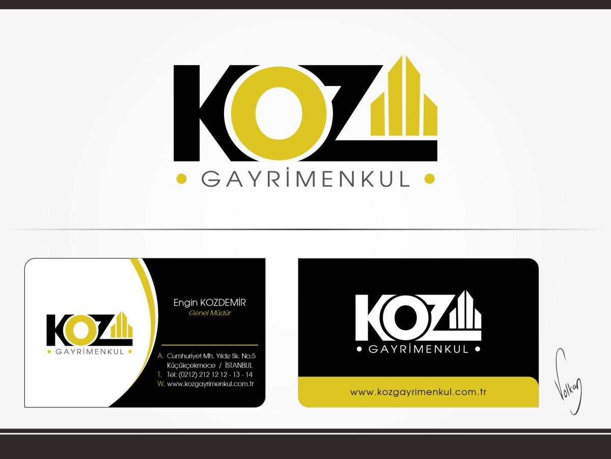 Tasarlayan volkanKocaman-Gayrimenkul Firmamız İçin Logo Tasarım