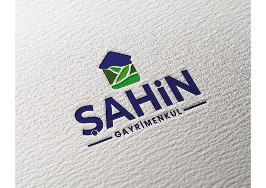 Şahin Gayrimenkul Logo + Kurumsal Kimlik yarışmasına tasarımcı pinkselldesign tarafından sunulan  tasarım 