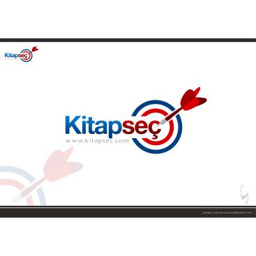  Kitap Satış Sitesine Logo yarışmasına tasarımcı volkanKocaman tarafından sunulan  tasarım 