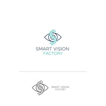 Smart Vision Factory için Logo Tasarımı yarışmasına tasarımcı Beyza Aksu tarafından sunulan  tasarım