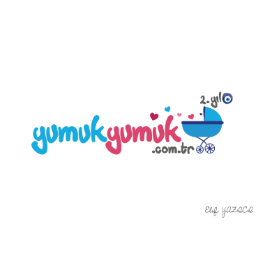 YUMUKYUMUK.COM.TR Logo ve Amblem Tasarım yarışmasına tasarımcı ElifYAZICI tarafından sunulan  tasarım