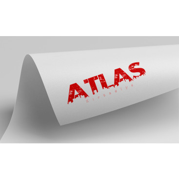 Atlas Kırtasiye yeni logosunu arıyor  yarışmasına tasarımcı Ecemkaradağ tarafından sunulan  tasarım 