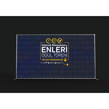 Ödül töreni stand tasarımı yarışmasına tasarımcı Gromedya Tasarım tarafından sunulan  tasarım 