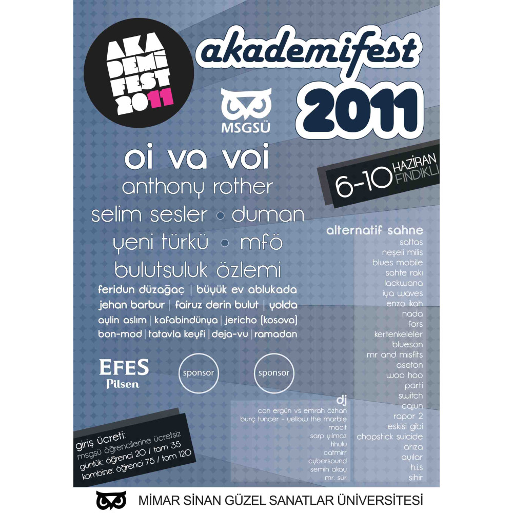 Akademifest 2011 Afiş Tasarımı
