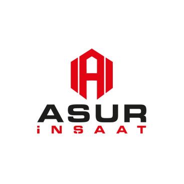 ASUR İNŞAAT İÇİN LOGO TASARIM yarışmasına tasarımcı melek gümüş tarafından sunulan  tasarım 