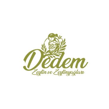 dedem zeytin ve zeytinyağlari için logo yarışmasına tasarımcı merter tarafından sunulan  tasarım 
