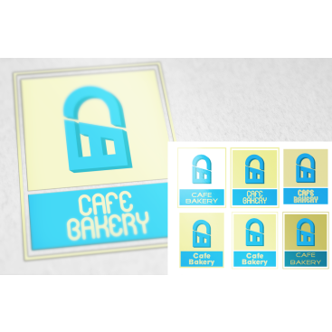 Amerika'da bakery cafe aciyoruz yarışmasına tasarımcı Busrabny tarafından sunulan  tasarım 