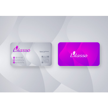 ''LİLASSO'' MARKASI İÇİN LOGO-KARTVİZİT yarışmasına tasarımcı grfkismail tarafından sunulan  tasarım